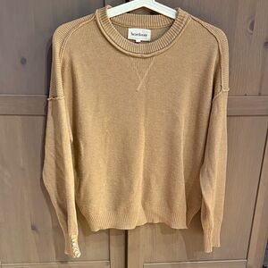 Heartloom Camel Crewneck Sweater
